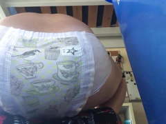 Popping diaper