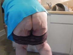 In the kitchen