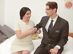 Naughty mormon milf dominates a man